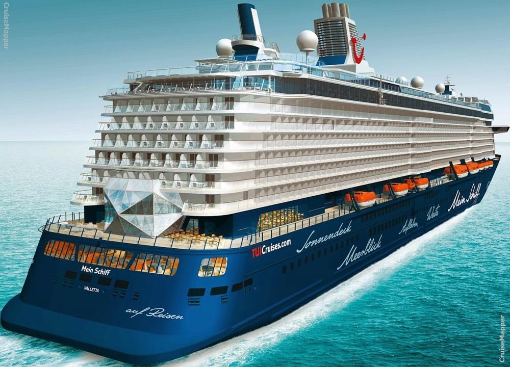 Η TUI Cruises είναι η πρώτη εταιρεία κρουαζιέρας που ξεκίνησε ταξίδια